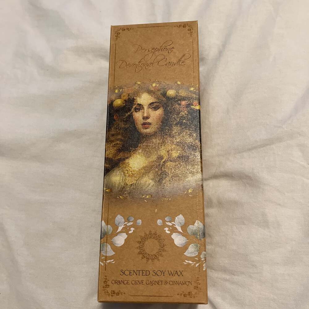 Persephone Goddess Ritual Candle | Home Décor + Spiritual Gift